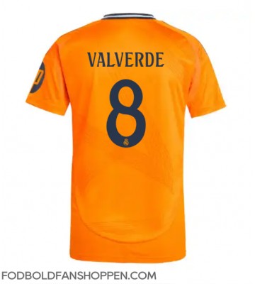 Real Madrid Federico Valverde #8 Udebanetrøje 2024-25 Kortærmet